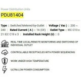 Блок распределения питания CyberPower PDU81404