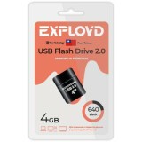 USB Flash накопитель 4Gb Exployd 640 Black (EX-4GB-640-Black)