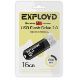 USB Flash накопитель 16Gb Exployd 650 Black (EX-16GB-650-Black)