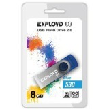 USB Flash накопитель 8Gb Exployd 530 Blue (EX008GB530-Bl)
