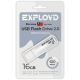 USB Flash накопитель 16Gb Exployd 620 White (EX-16GB-620-White)
