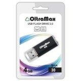 USB Flash накопитель 4Gb OltraMax 30 Black (OM004GB30-Вlack)