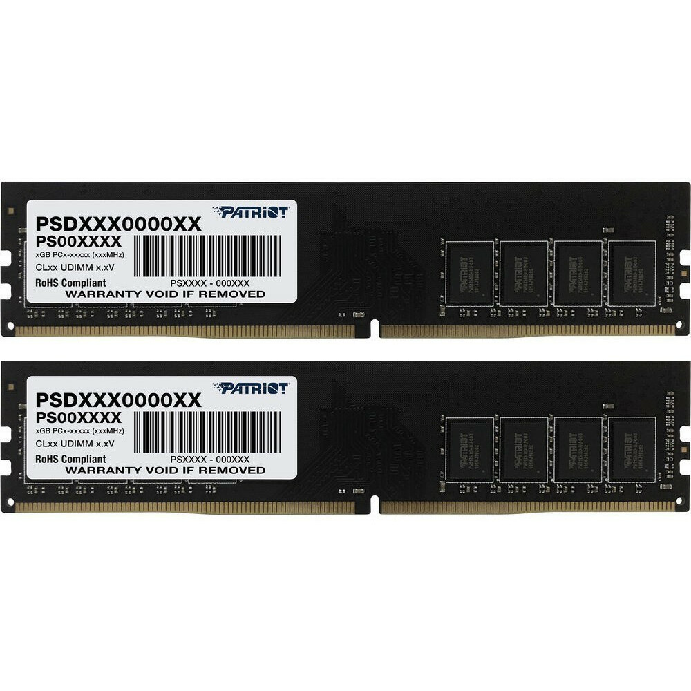 Оперативная память 16Gb DDR4 3200MHz Patriot Signature (PSD416G3200K) (2x8Gb KIT)