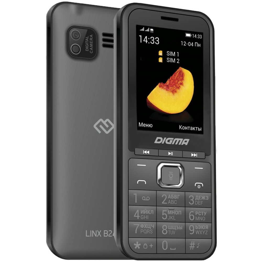 Телефон Digma Linx B241 Grey - LT2073PM