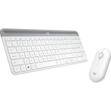 Клавиатура + мышь Logitech MK470 Slim Wireless Combo White (920-009207/920-009181)
