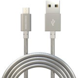 Кабель USB A (M) - microUSB B (M), 1м, More Choice K31m Silver (K31MS)