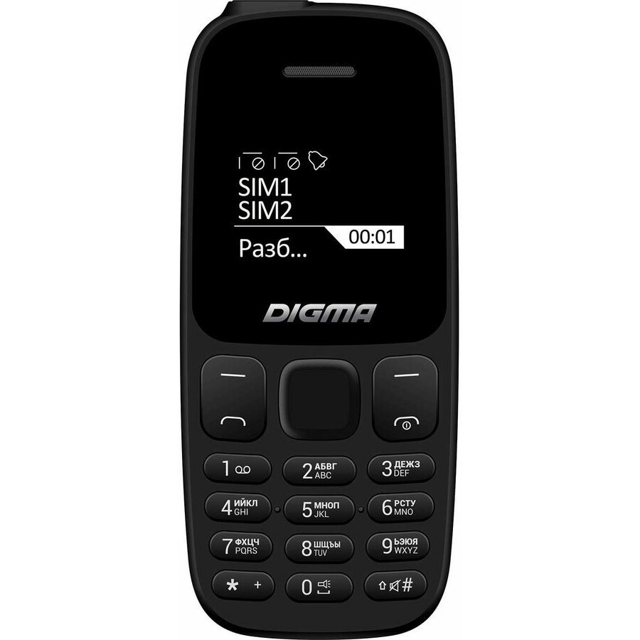Телефон Digma Linx A106 Black - LT1065PMBK