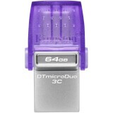 USB Flash накопитель 64Gb Kingston DataTraveler microDuo 3C G3 (DTDUO3CG3/64GB)