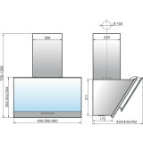 Вытяжка Elikor Рубин S4 90П-700-Э4Д Nacre/White Glass (КВ I Э-700-90-1184)