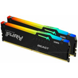 Оперативная память 16Gb DDR5 4800MHz Kingston Fury Beast RGB (KF548C38BBAK2-16) (2x8Gb KIT)
