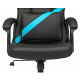 Игровое кресло Бюрократ Zombie Driver Black/Blue (ZOMBIE DRIVER LB)
