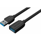 Кабель удлинительный USB A (M) - USB A (F), 1.5м, Vention VAS-A45-B150