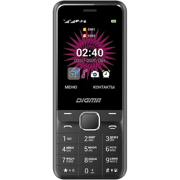 Телефон Digma Linx A241 Black