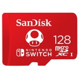 Карта памяти 128Gb MicroSD SanDisk Nintendo Switch (SDSQXAO-128G-GN3ZN)