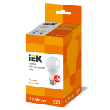 Светодиодная лампочка IEK LLE-A80-25-230-30-E27 (25 Вт, E27)