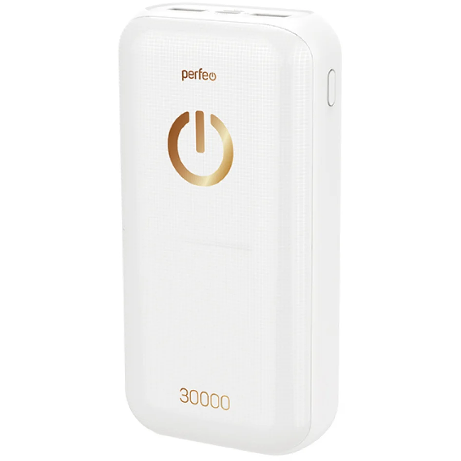 Внешний аккумулятор Perfeo Powerbank 30000mAh White - PF_B4301