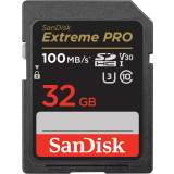 Карта памяти 32Gb SD SanDisk Extreme Pro (SDSDXXO-032G-GN4IN)
