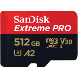 Карта памяти 512Gb MicroSD SanDisk Extreme Pro (SDSQXCD-512G-GN6MA)