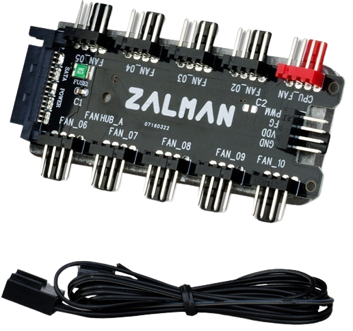 Контроллер вентиляторов Zalman PWM Controller 10Port
