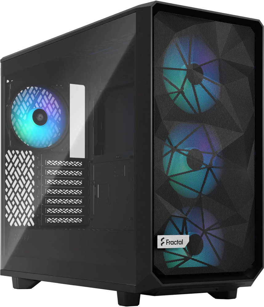 Корпус Fractal Design Meshify 2 Lite RGB Black TG Light Tint: купить в  интернет магазине Регард Москва: цена, характеристики, описание, отзывы