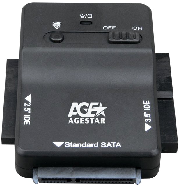 Адаптер-переходник AgeStar 3FBCP (2,5/3,5 SATA/IDE to USB ) | Технотрейд