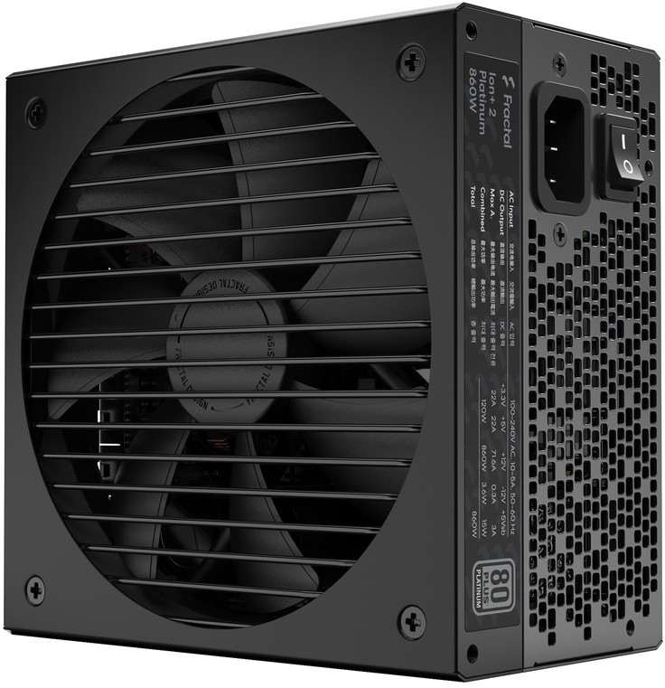 Блок питания 860w fractal design ion 2 platinum fd pia2p860 обзор