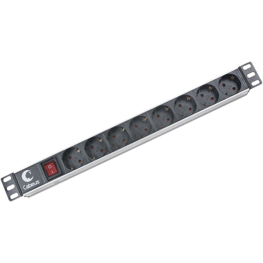 Cabeus pdu 6p b 2eu блок евророзеток для 19 шкафов горизонтальный 6 розеток