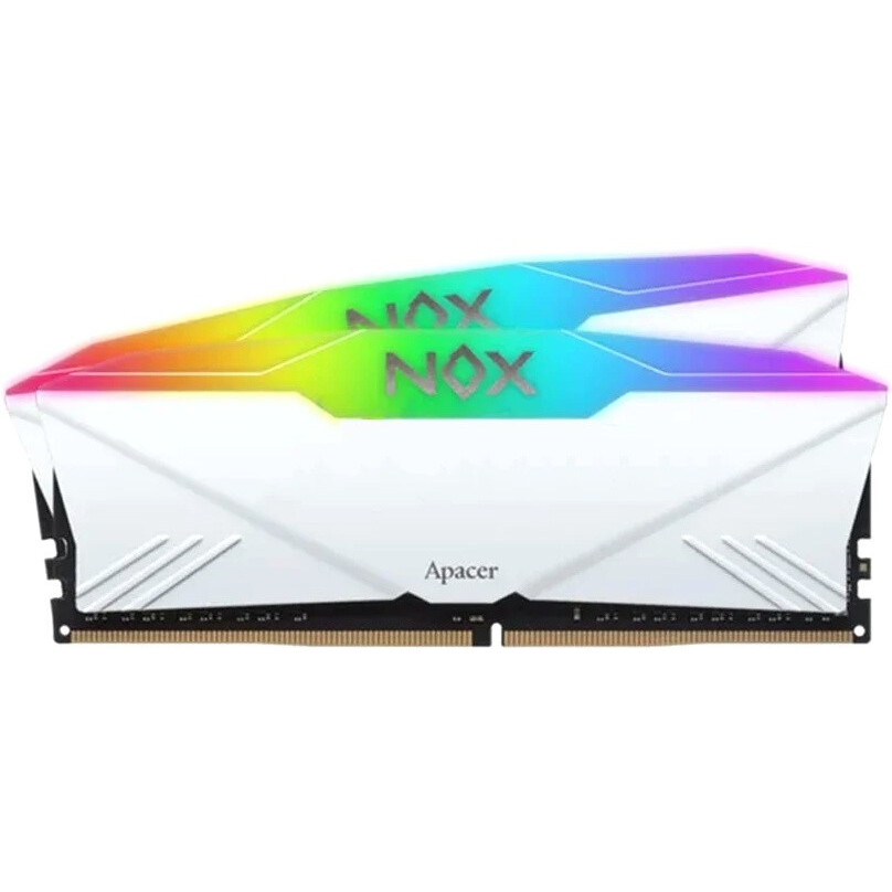 Оперативная память 32Gb DDR4 3600MHz Apacer NOX RGB White (AH4U32G36C25YNWAA-2) (2x16Gb KIT)