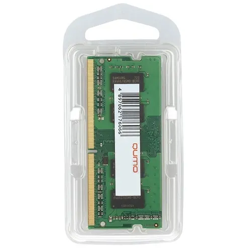 Оперативная память 16Gb DDR4 2666MHz QUMO SO-DIMM (QUM4S-16G2666P19)