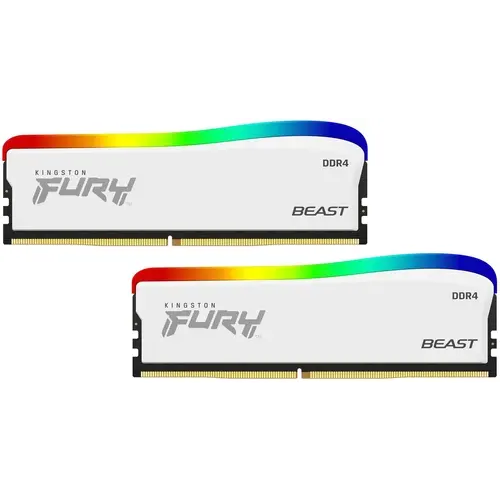 Оперативная память 32Gb DDR4 3200MHz Kingston Fury Beast White SE (KF432C16BWAK2/32) (2x16Gb KIT)