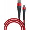 Кабель USB - USB Type-C, 1м, BoraSCO 50184 Red