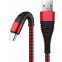 Кабель USB - USB Type-C, 1м, BoraSCO 50184 Red - фото 2