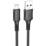 Кабель USB A (M) - microUSB B (M), 1м, Borofone BX80 Black (6974443385205)