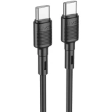 Кабель USB Type-C - USB Type-C, 1м, HOCO X83 Black (6931474770929)