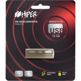 USB Flash накопитель 16Gb HIPER Groovy U16 Titan (HI-USB216GBU280S)