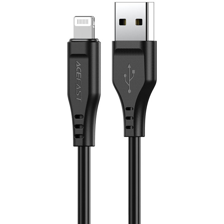 Кабель USB - Lightning, 1.2м, ACEFAST C3-02 Black - AF-C3-02-BK