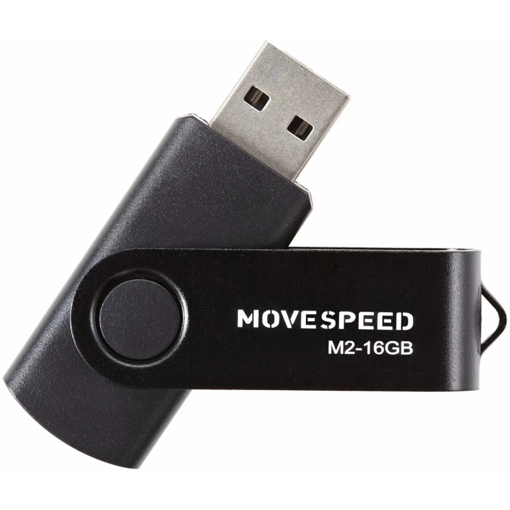 USB Flash накопитель 16Gb Move Speed M2 Black - M2-16G