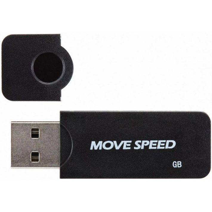 USB Flash накопитель 64Gb Move Speed KHWS1 Black - U2PKHWS1-64GB