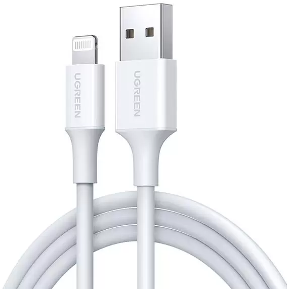 Кабель USB - Lightning, 2м, UGREEN US155 White - 20730