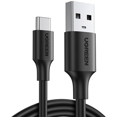 Кабель USB - USB Type-C, 1.5м, UGREEN US287 Black - 60117