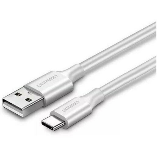 Кабель USB - USB Type-C, 2м, UGREEN US287 White - 60123