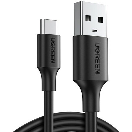 Кабель USB - USB Type-C, 3м, UGREEN US287 Black - 60826