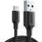 Кабель USB - USB Type-C, 3м, UGREEN US287 Black - 60826