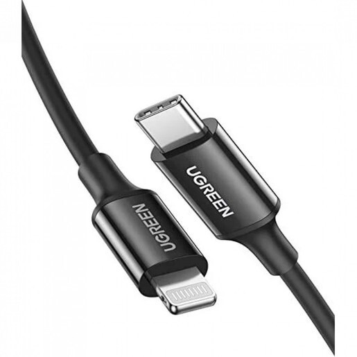 Кабель USB Type-C - Lightning, 2м, UGREEN US171 Black - 60752