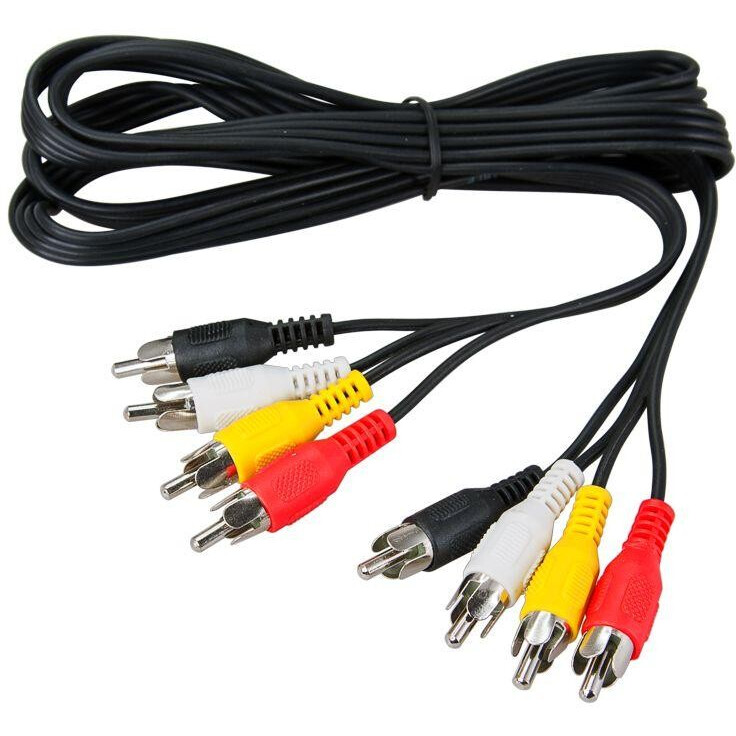 Кабель 4x RCA (M) - 4x RCA (M), 3м, Rexant 17-0304