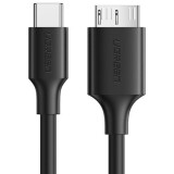 Кабель microUSB 3.0 B (M) - USB Type-C, 1м, UGREEN US312 Black (20103)