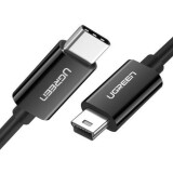 Кабель USB Type-C - miniUSB, 1м, UGREEN US242 Black (50445)