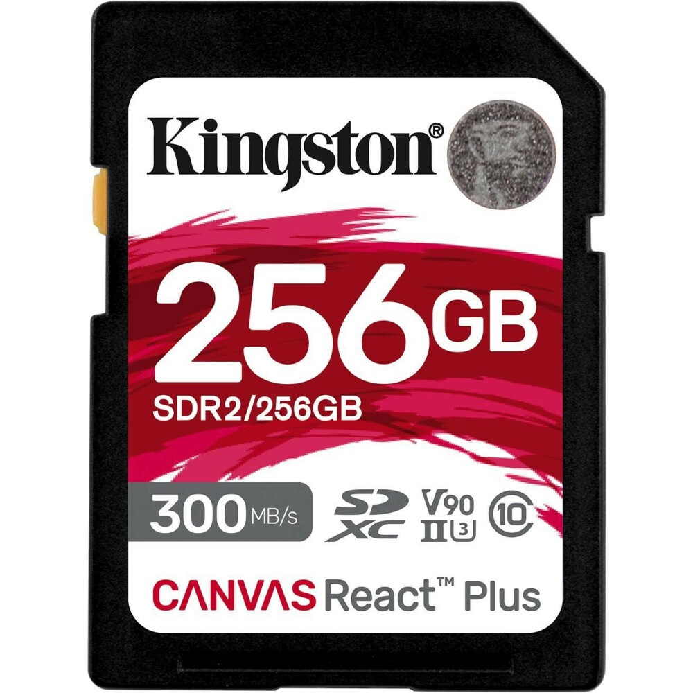 Карта памяти 256Gb SD Kingston Canvas React Plus (SDR2/256GB)