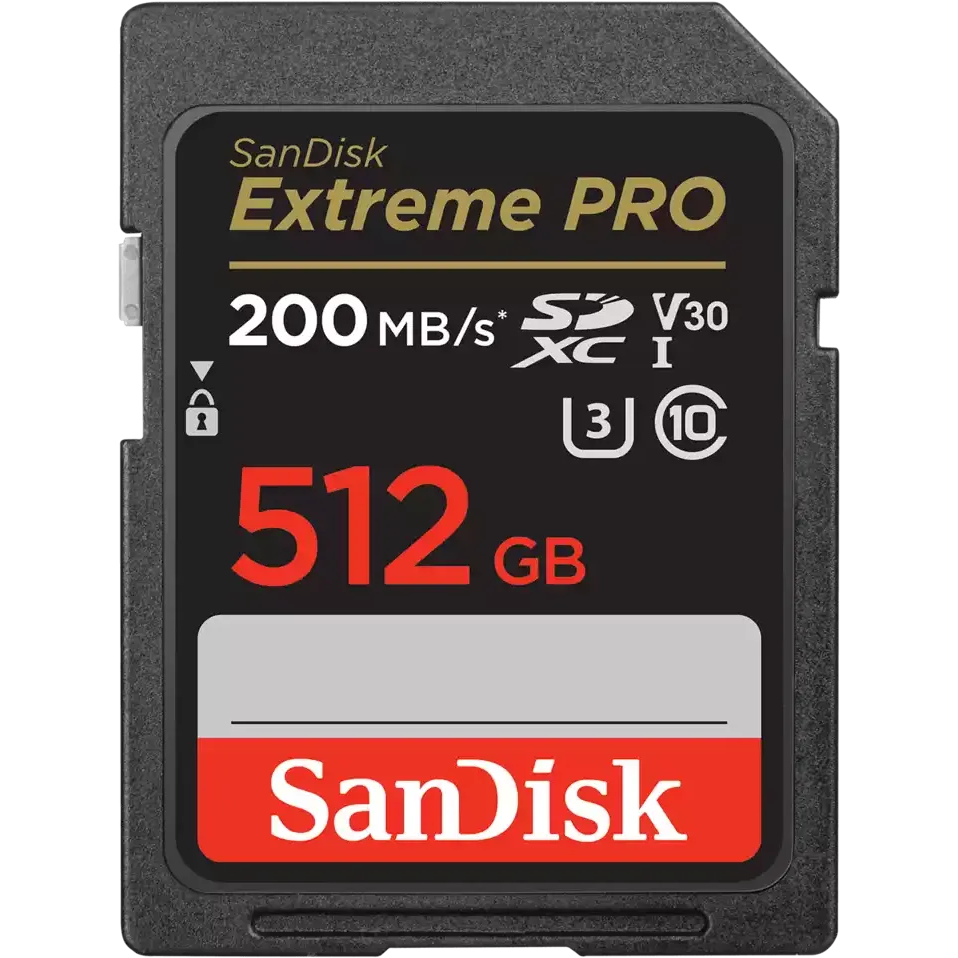 Карта памяти 512Gb SD SanDisk Extreme Pro (SDSDXXD-512G-GN4IN)