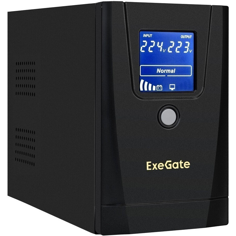 ИБП ExeGate SpecialPro Smart LLB-1000.LCD.AVR.1SH.2C13.RJ.USB - EX292788RUS